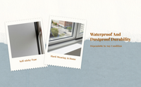 Soundproof sliding door weatherstrip