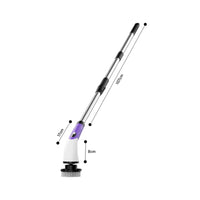 Electric Cleaning Brush Waterproof Shower Scrubber Adjustable Handle