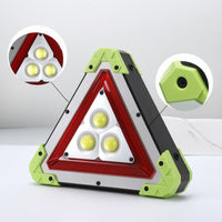 Warning Triangle Light with USB Charging Sturdy Emergency Triangle Light Rechargeable Rugged for Drivers, Car Trunk