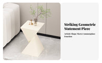 Double Pyramid Side Table Multi-Functional Household Furniture Compact