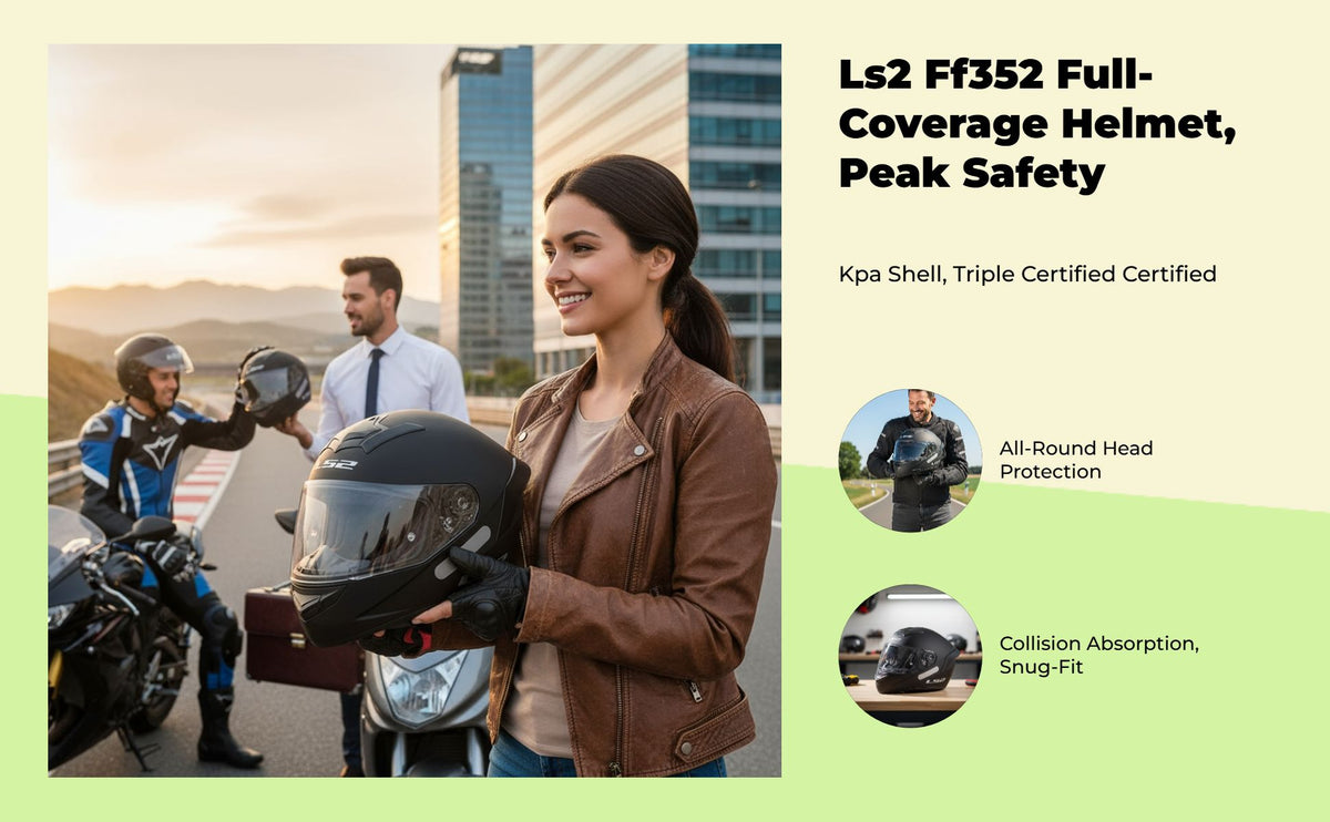 Certified helmet with double visor