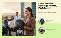 Certified helmet with double visor