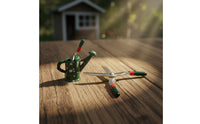 Metal Miniature Garden Tools Set, 1:12 Scale Dolls House Accessories, 3 Pcs Watering Can, Pruning Shears, Trowel for Creative Play & Micro Landscape