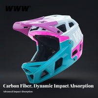 Shock Absorbing Downhill Mountain Bike Helmet Lightweight Design Young BMX Helmet Multi-Layer Protection Sports Safety Gear Removable and Washable Liner for Pump Track