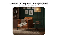 Light Luxury visual appeal Upholstered Wood Frame Chair signature and design Wood-Framed Armchair mid-centuryera Modern Design accent Seat Elegant contour for Adults, homeowners, Readers, Living Room, perusing corner, Bedroom, Home Office