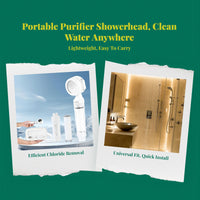 High-pressure travel shower head
