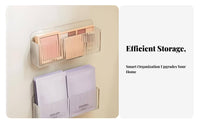 Adhesive Compartment Holder Space-Saving Adhesive Storage Pocket Multi-Purpose