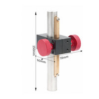 Manual Z Axis Stage Aluminum Alloy Rack and Pinion Stage Anodized Surface