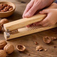 Wooden Chestnut and Peanut Sheller Tool