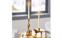 Brass Candle Holder Ornamental Taper Candle Holder Polished for Home Decor