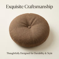 Round Floor Pillow Meditation Cushion, Living Room Floor Cushion Tatami, Large Round Floor Cushion A - Image 3