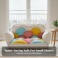 Convertable Cushioned Floor Sofa Foldable Design Household Furniture Space-Saving Versatile for Students, Bedroom, Dorm Room