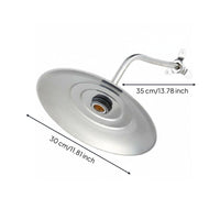 Waterproof Stainless Steel Lampshade Rust-Proof E27 Pole Light Fixture Weather-Resistant for Courtyard, Garden, Pathway