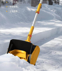 电动抛雪机无刷锂电手推扫雪机小型学校道路清雪机道路大棚除雪机