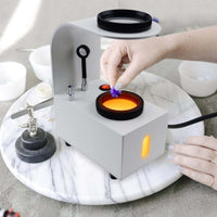 Desktop Polarizing Magnifier for Jewelry Identification with Universal Gem Clip