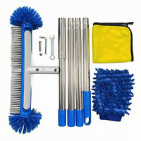 Long Pool Brush Threaded Sections Pool Cleaning Brush