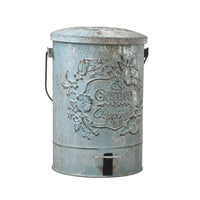 Outdoor Trash Can with Lid Hands-Unrestricted Trash Can with Lid Retro