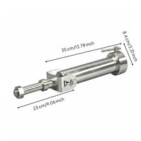 T-Handle Row Attachment 304 Stainless Steel Barbell Anchor Row Station Multifunction Barbell Swivel Base for Professionals, Beginners