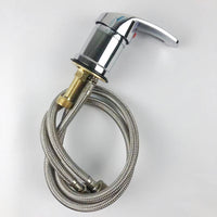 洗头床水龙头理发店美发店开关冷热混水阀手拧混合阀发廊通用