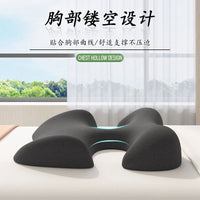 Memory Foam Face Down Pillow for Beauty Salon Bed with Hole for Breathing