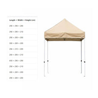 Portable Market Stall Tent Foldable Folding Canopy Tent Waterproof 4 Leg Event Canopy for Small Business Owners, Beachgoers, Events, Backyard, Camping