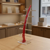 Acrylic Eyeglasses Display Stand Transparent Vertical Eyewear Display Rack
