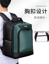 常胜客五金双肩工具包耐磨电工工具包多功能耐用便携安装木工背包