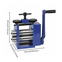 Manual Rolling Mill High Hardness Rollers Jewelry Press Machine Multi-Function