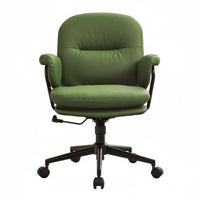 Upholstered Managerial Chair Highspine Support Upholstered Rolling Armchair
