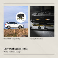Automotive Hoist, Labor-Saving, Reinforced Manual Tool, Universal for Car Tire Change