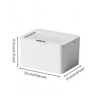 Infrared Trash Receptacle Tabletop Desktop Trash Receptacle Compact
