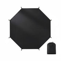 Pyramid Tent Footprint Wear-Resistant Heavy Duty Oxford Ground Mat Foldable Waterproof Ground Sheet for Campers, Backpackers