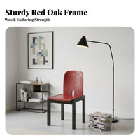 Single Sofa Chair Nordic Aesthetic Woven Backrest Armchair Retro Design Upholstered for Book Lovers, Literary Corner, Bedroom