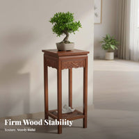 Tiered Bonsai Rack sturdy Multi-Tier Pot Holder Stable framework for Homeowners