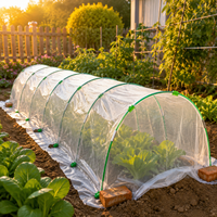 Greenhouse Hoop Supports, Fiberglass, 7mm 43cm Tunnel Supports, Rust-Resistant, Home Garden, Frost Protection