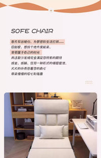 躺椅午休折叠家用可坐可躺沙发椅办公室宿舍午睡神器工位电脑椅子 标准款55cm深灰色科技布（送1抱枕）