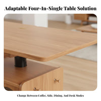 elevateTop Coffee Table Multi-Functional Living Room Furniture With casters Hidden Storage for Apartment Dwellers, Home Workers