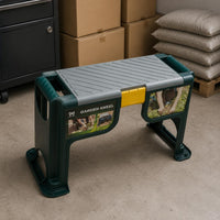Folding Garden Kneeler Ribbed Top Foldable Garden Kneeler Stable Feet