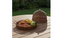 Bread Basket with Lid Dust Resistant Covered Snack Basket Household Storage for Party
