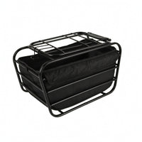 Dog Bike Basket with Metal Frame Sturdy Dog Bike Basket Safe for Bicycles