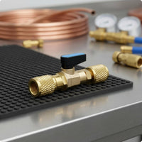 Spherical Flow Connector Quarter Turn Heating and Cooling Accessory