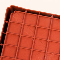 Plant Saucers Made of Heavy Duty Frosted Resin, Drip Tray with Raised Edge, Water Tray and Plant Trays for Outdoor Garden Floor Standing