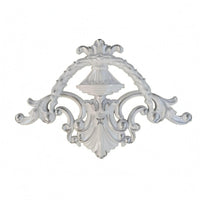 Openwork Floral Scroll Ornate Floral Corner Ornament Hollow Back