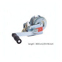 Hand Crank Winch Easy Install Wire Rope Winch for Garage