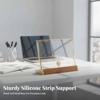 Long-Lasting Acrylic Certificate Holder Polished Edges A4 Document Display Stand Easy Assembly for Schools, Desk, Retail Shop