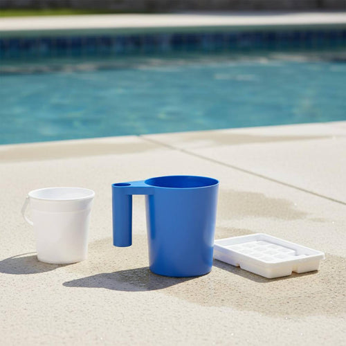 Pool Scoop with Handle Graduated Measurements Water Care Accessory