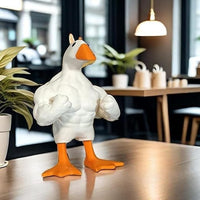 Muscle Duck Magnet Figurine for Home Decor