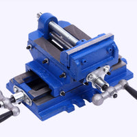 Cross Slide Press Vise Industrial Grade 2 Way Sliding Vise for Woodworkers