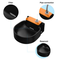 Automatic Dog Water Bowl Wall-Mounted Large Capacity Pet Water Dispenser Indoor Outdoor