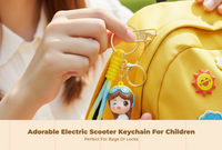 Electric Car Keychain, sturdy Metal decoration, Multi-Functional Backpack Accessory, Gift for Boys and Girls